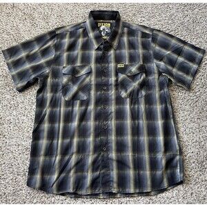 Dixxon Flannel Chambers Bamboo Shirt Men’s 2X Short Sleeve
